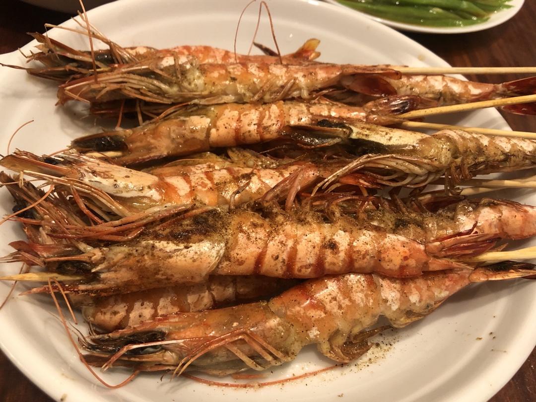 盐烤大虾
