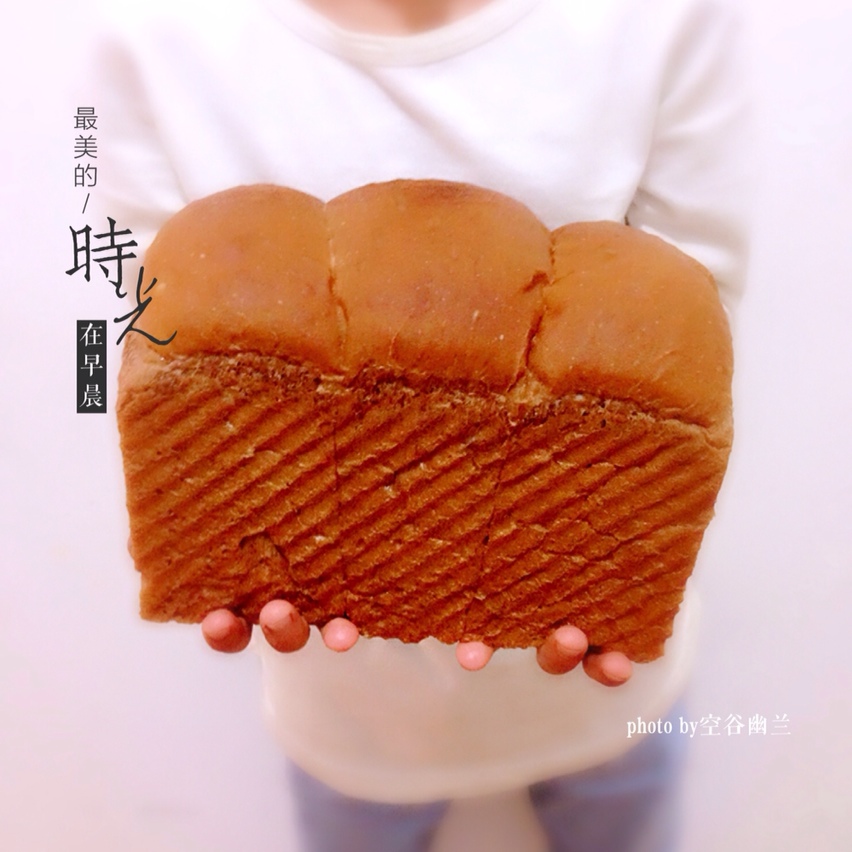 一次发酵巧克力可可吐司～老面版