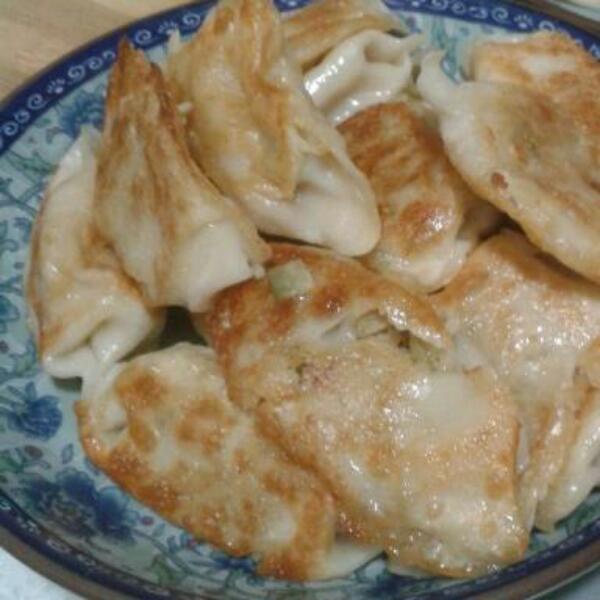 煎饺子