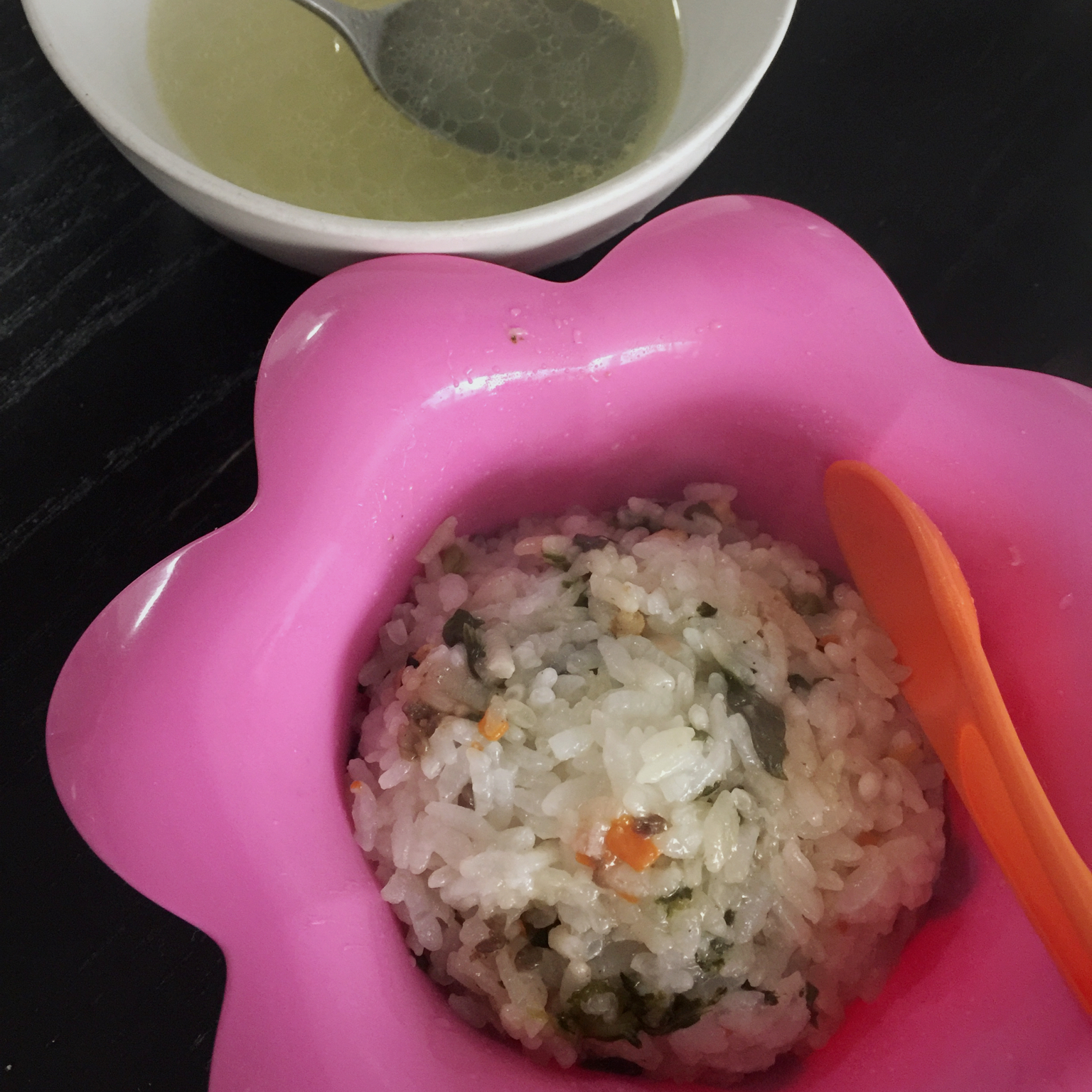 奶油菠菜口蘑饭