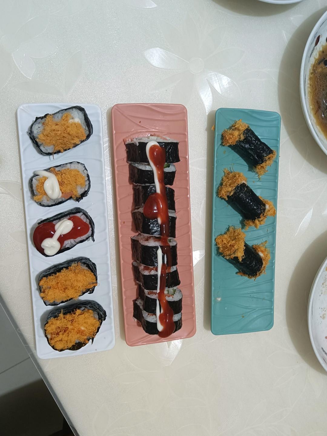 自制寿司（含寿司醋配方和超详细寿司卷法）