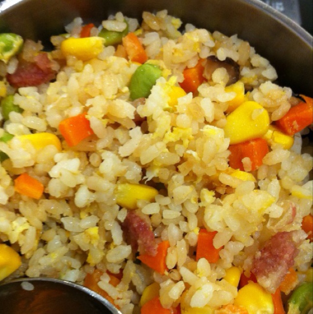 avy嘟嘟做的电锅菜饭