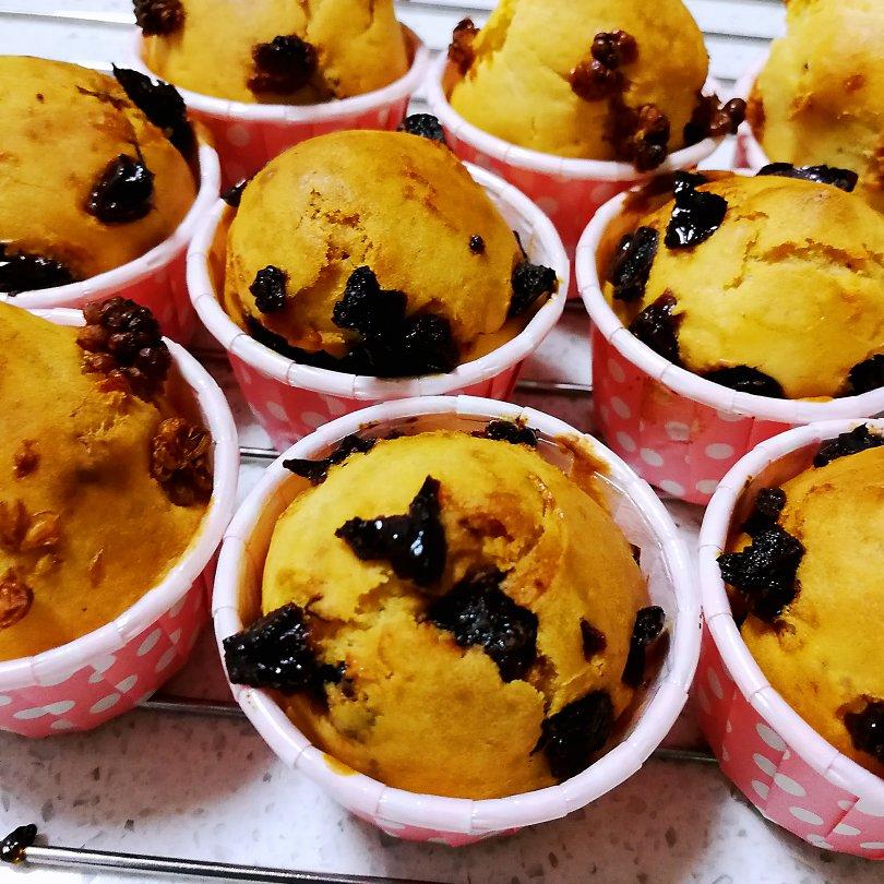 少女心的香蕉蔓越莓玛芬