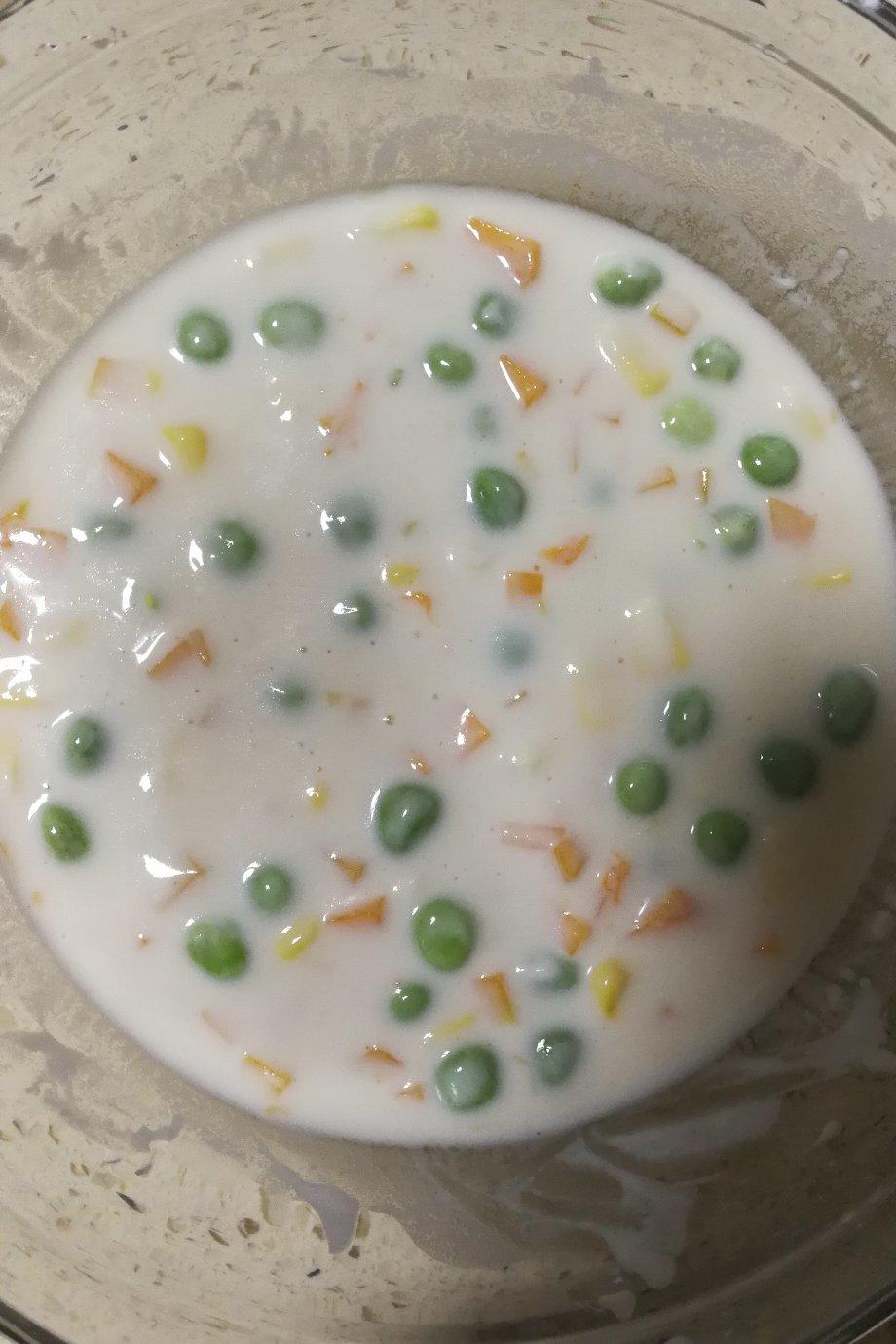 玉米南瓜豌豆煎饼