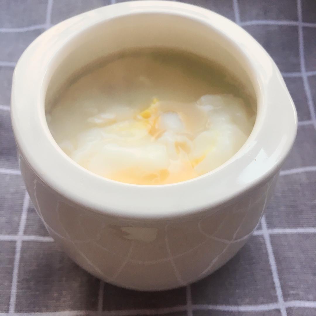 鸡蛋肉饼汤