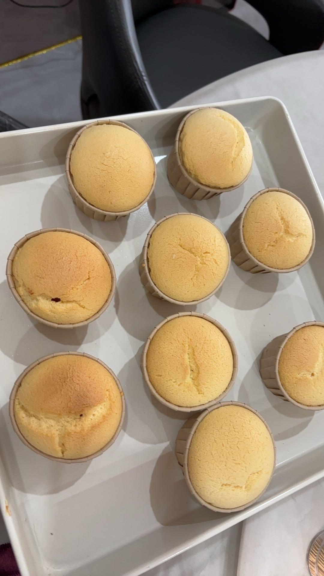 戚风纸杯蛋糕『完美不开裂』