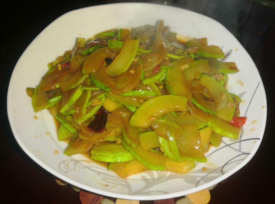 素炒茭瓜