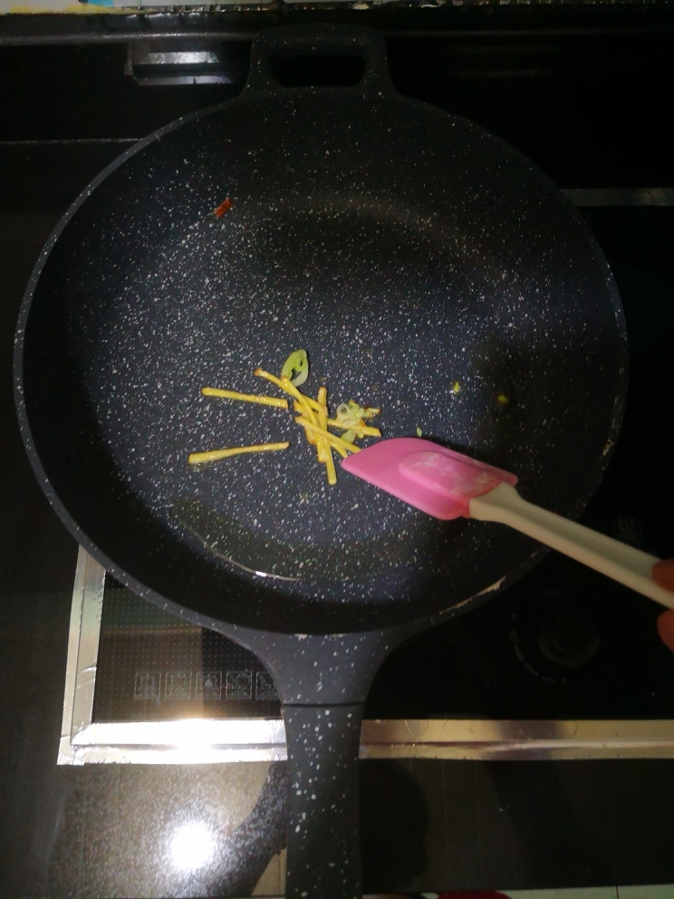 海米烧油菜的做法 步骤5