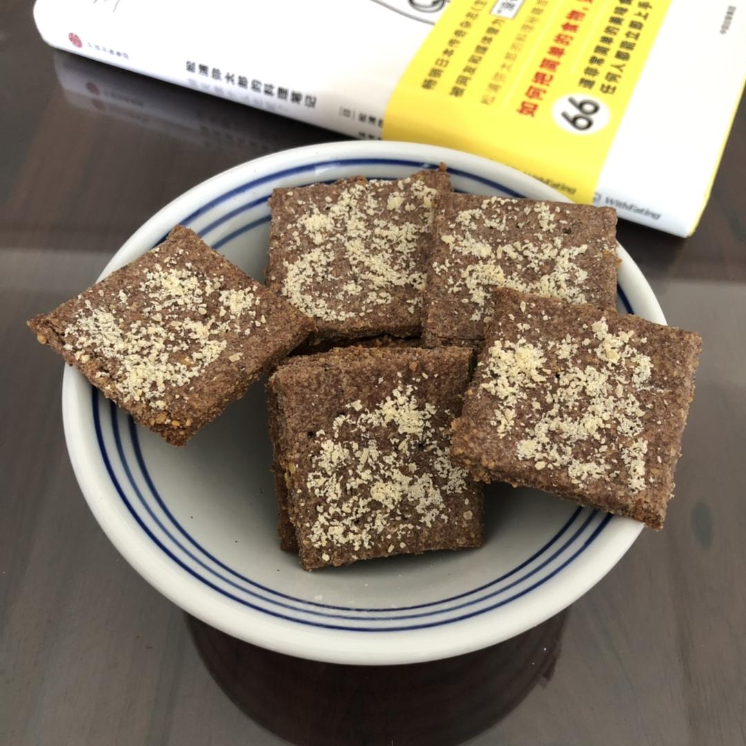 全麦低碳亚麻籽饼干【健康烘培】【北鼎烤箱食谱】