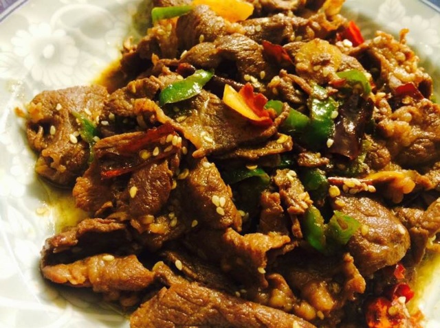 小炒牛肉