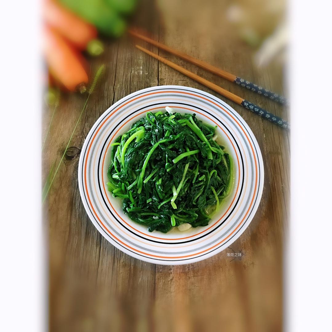 生煸酒香三叶菜（快手菜）