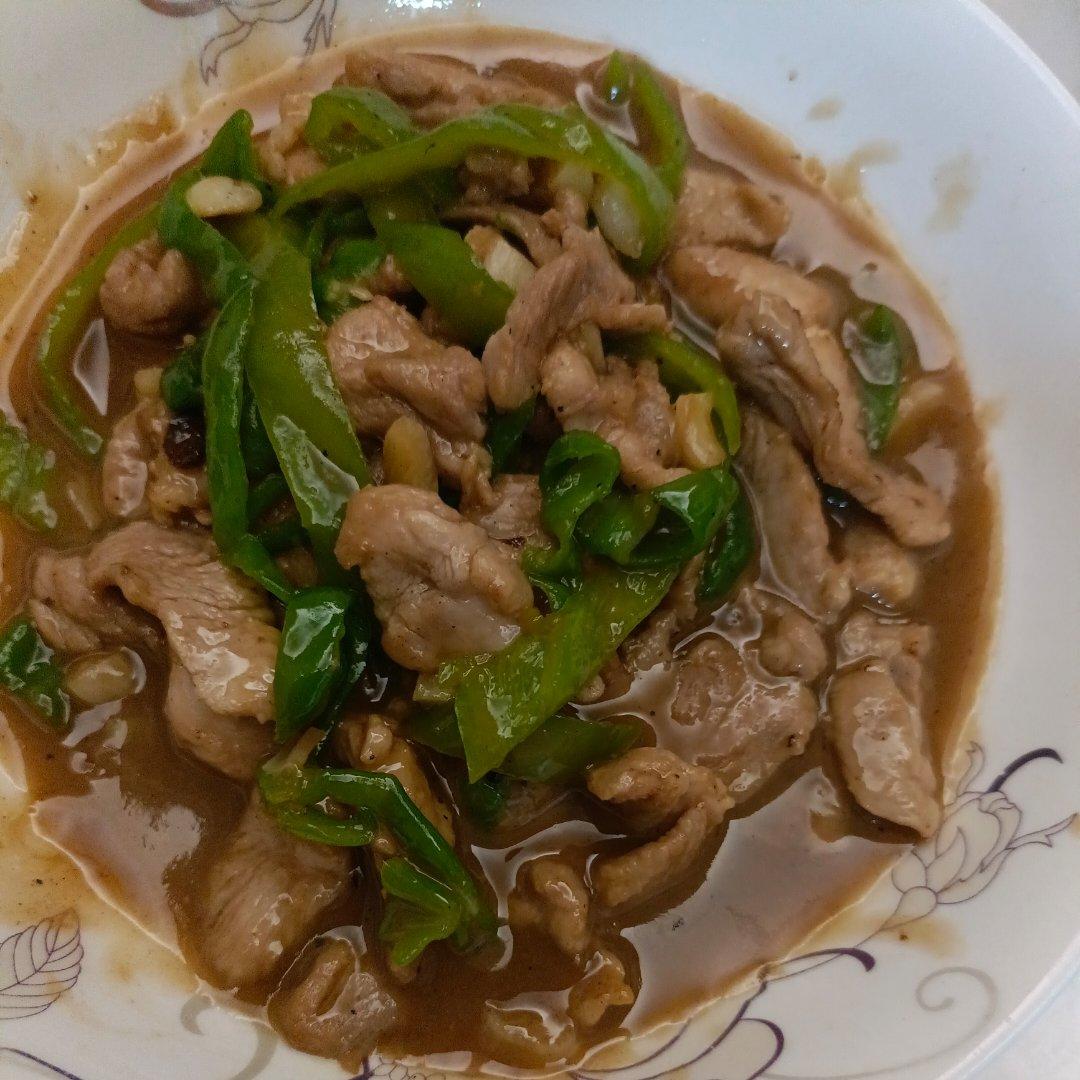 ‼️好吃到舔盘的青椒肉丝盖浇饭