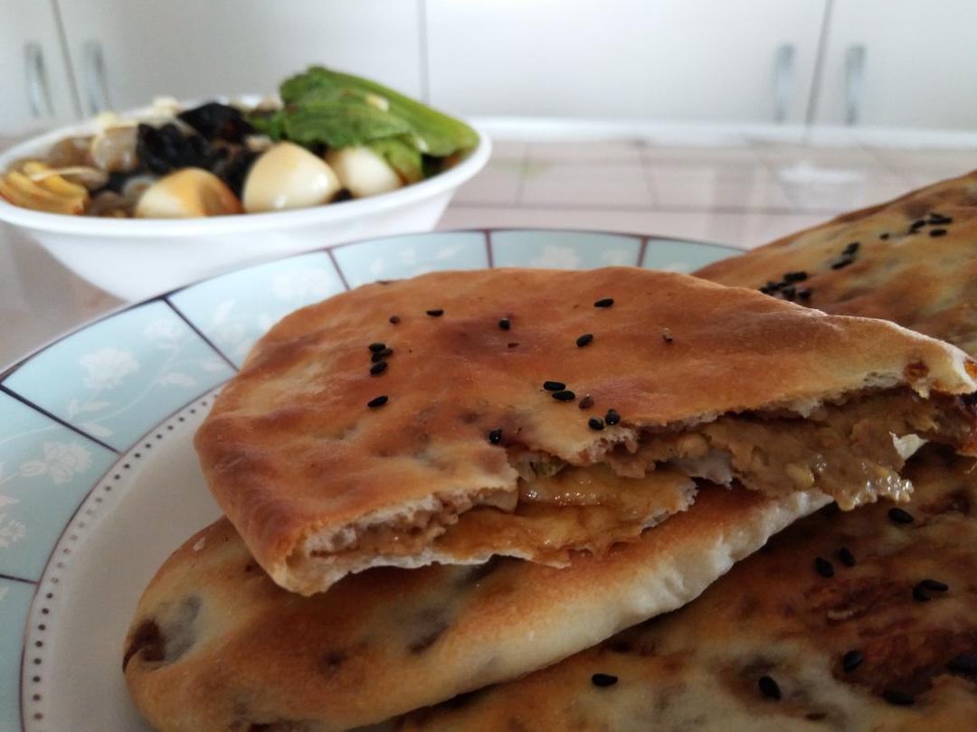 榨菜鲜肉锅盔（发面、死面通用）