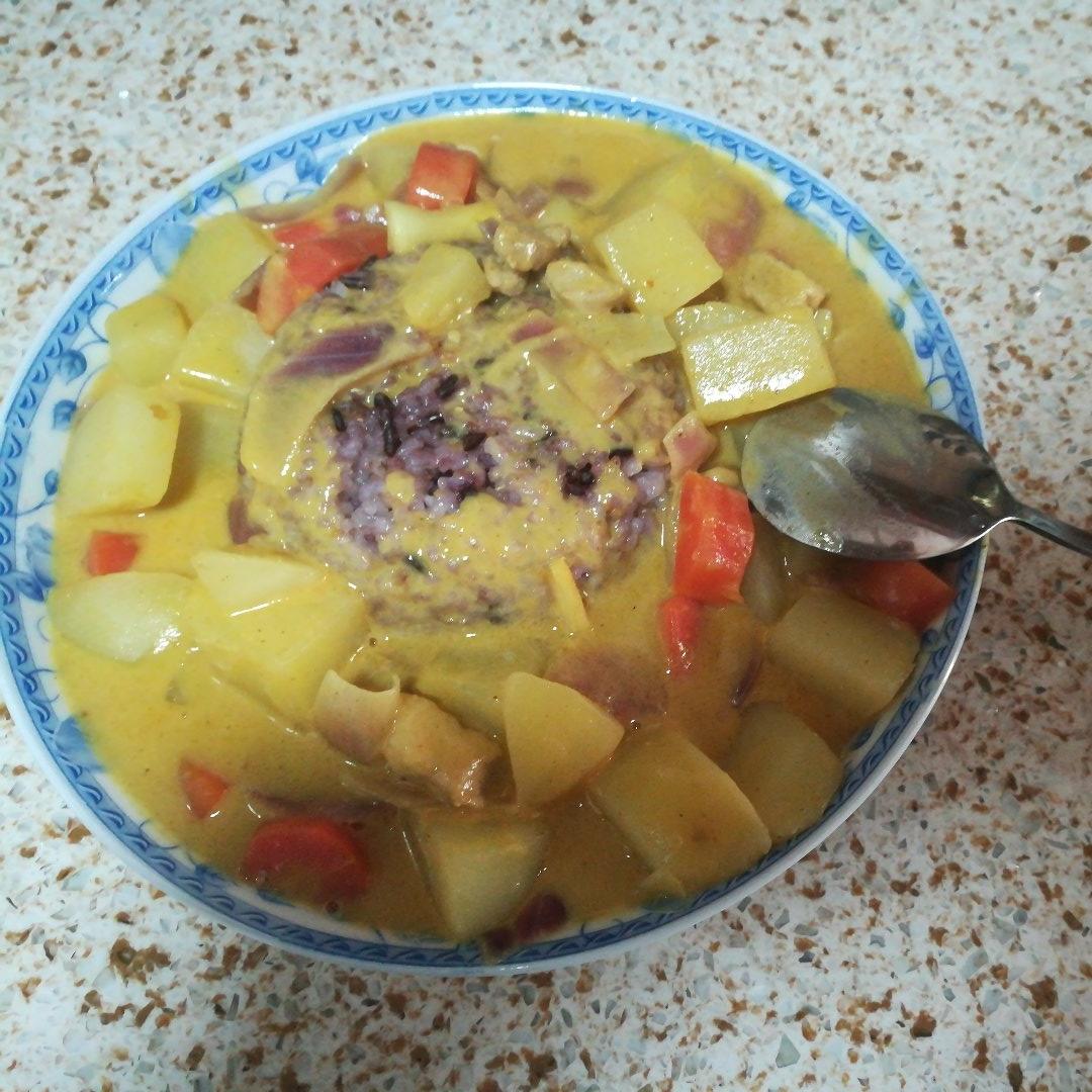 咖喱鸡饭