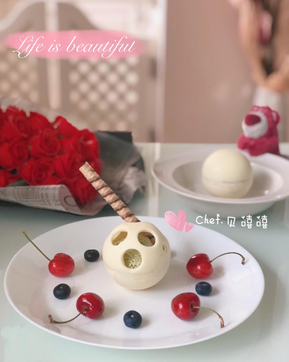 巧克力珍珠球＆巧克力熔岩蛋糕（好先生同款甜品）