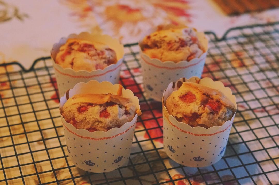 蔓越莓纸杯蛋糕