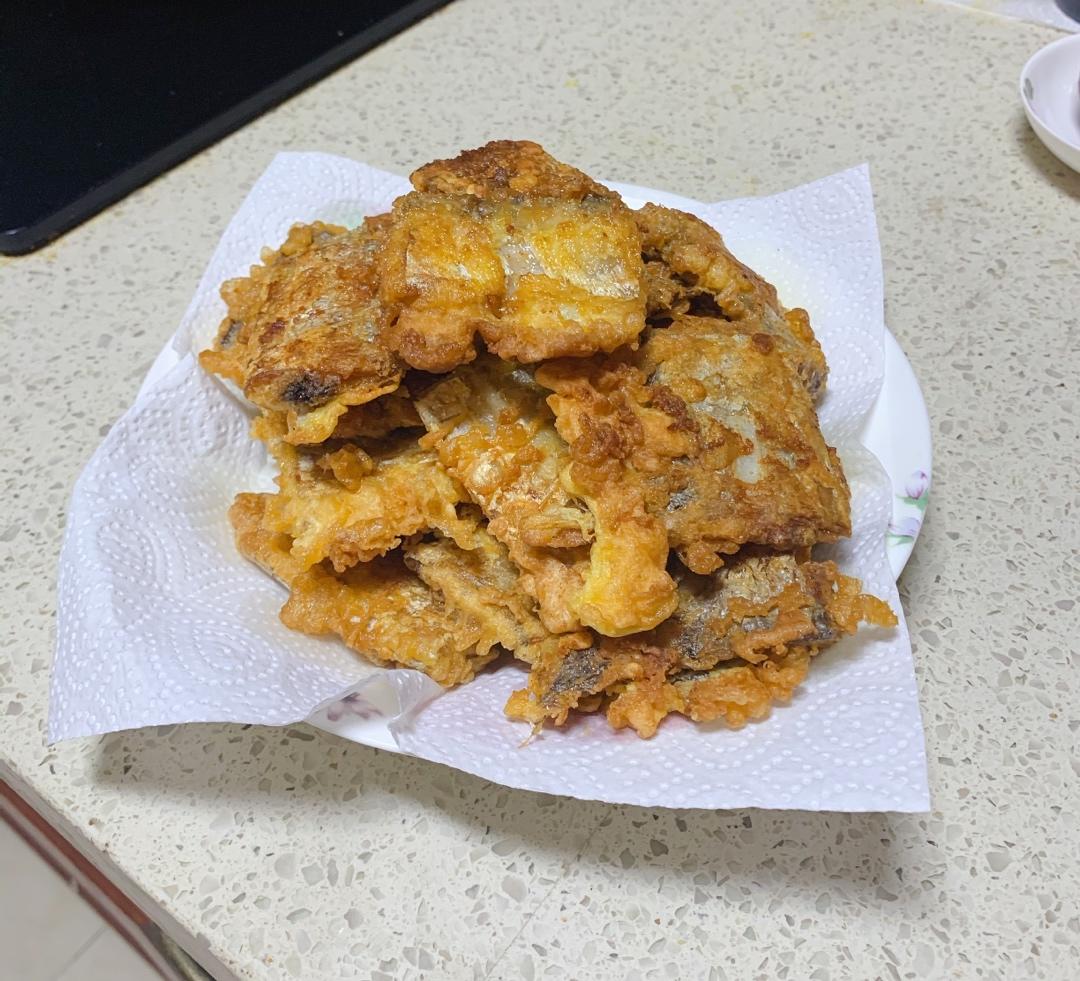 家常菜 炸带鱼 炸刀鱼