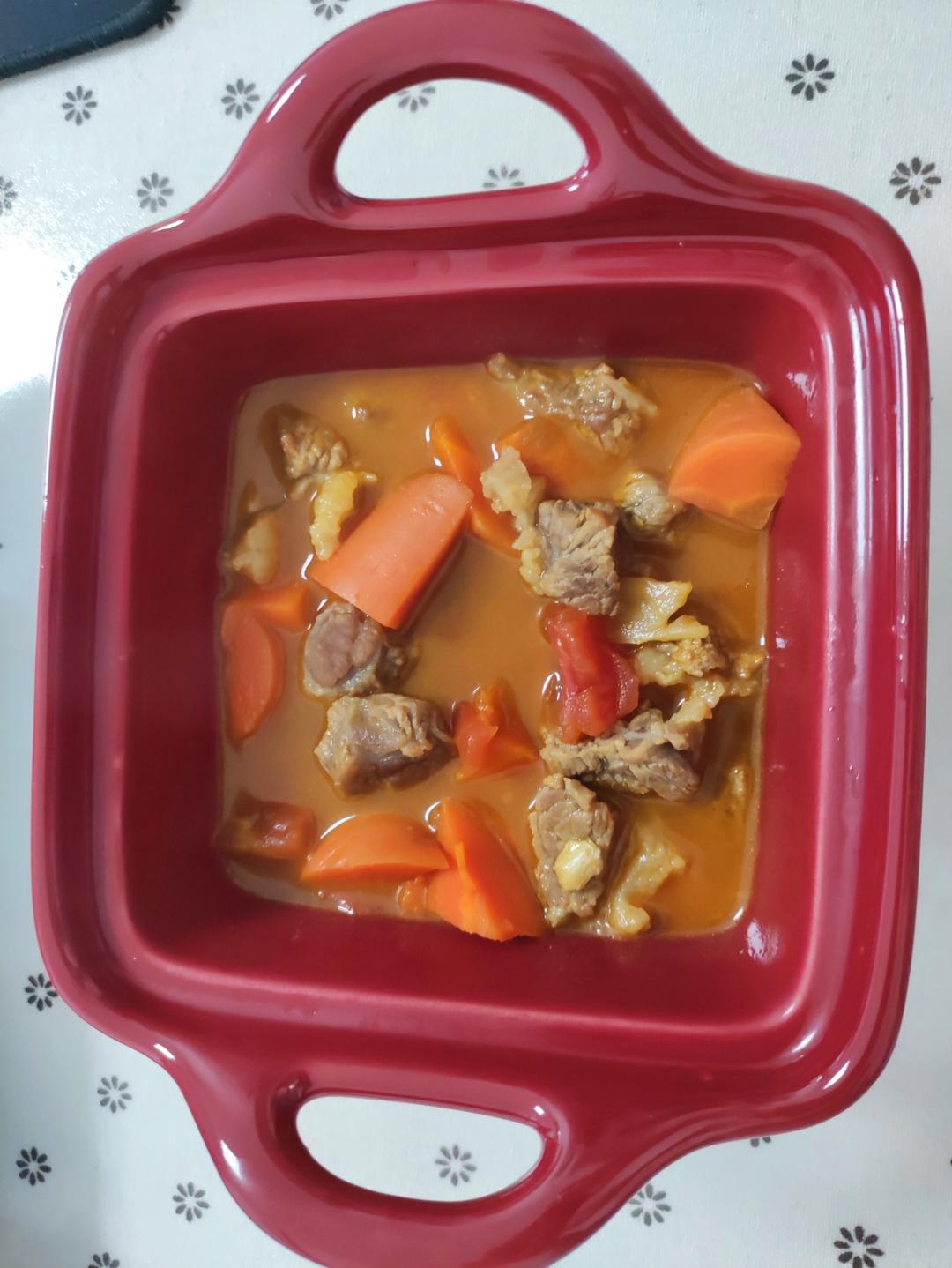 番茄土豆炖牛腩