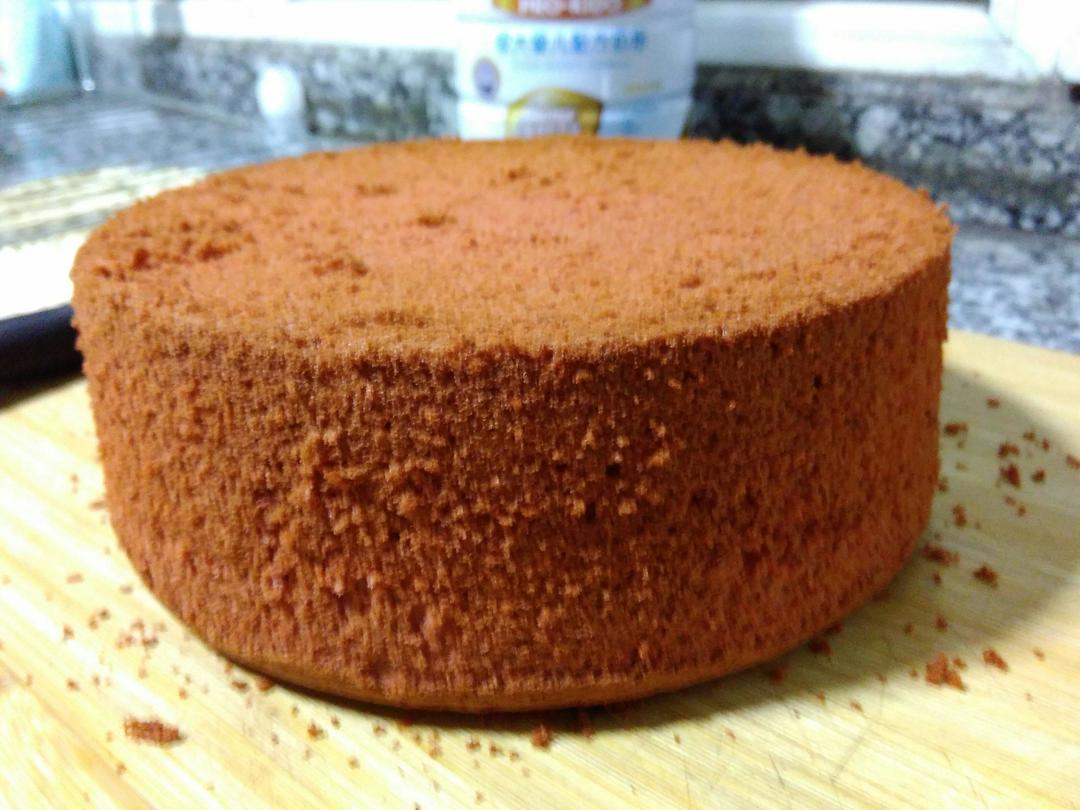 红曲粉戚风蛋糕的做法