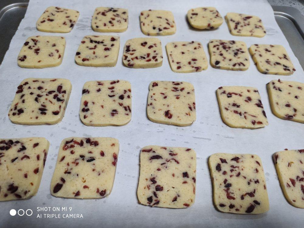 低糖少油版蔓越莓饼干
