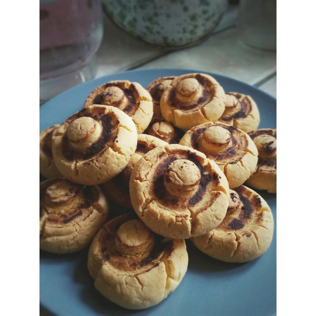 熊猫宝◆做的蘑菇造型饼干