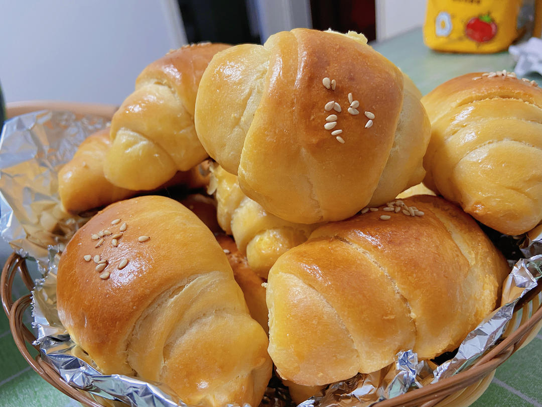 牛奶面包卷（直接法）