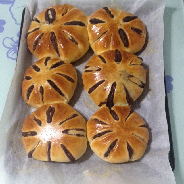 vvyyy做的绿豆沙面包