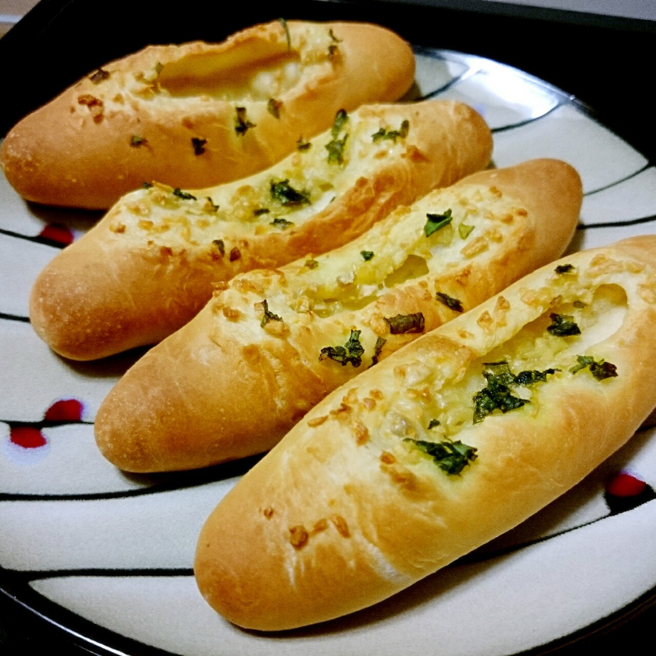 蒜香面包