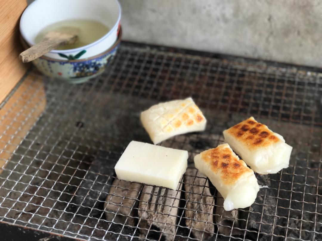 日式の烤年糕红豆汤