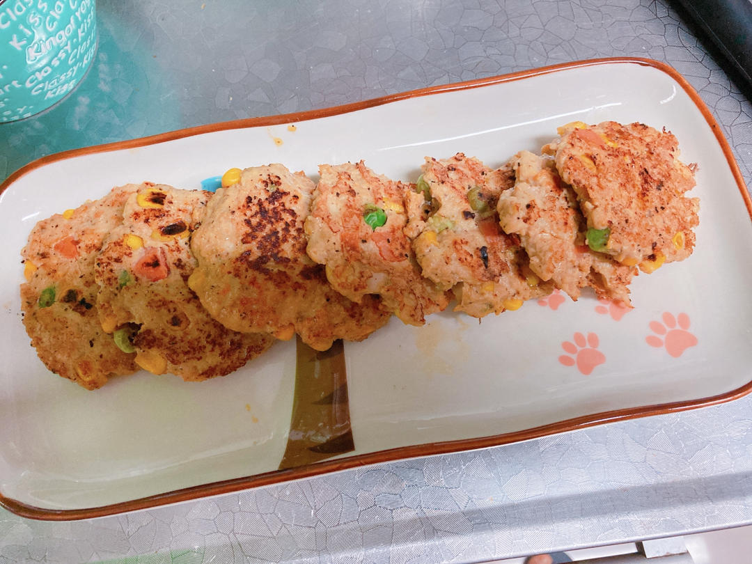 减肥餐低脂鸡胸肉饼