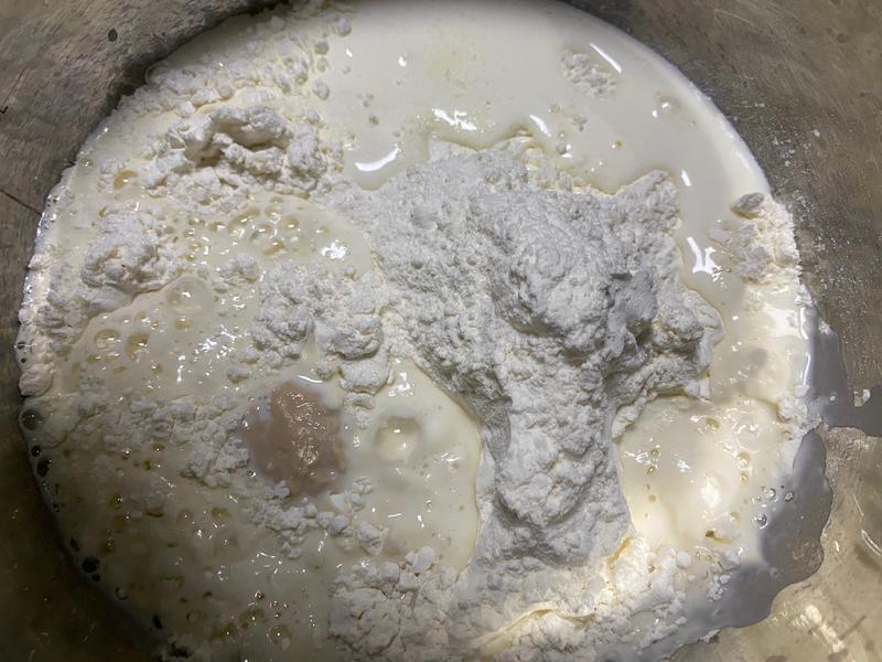 纯奶手撕吐司的做法 步骤1