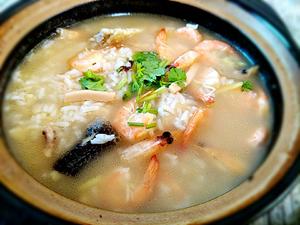 鲜虾鸡砂锅粥的做法 步骤7