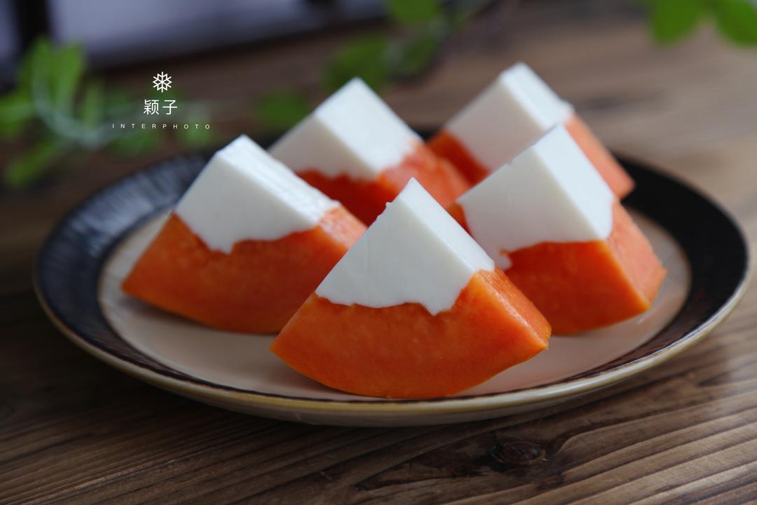 木瓜椰汁糕的做法