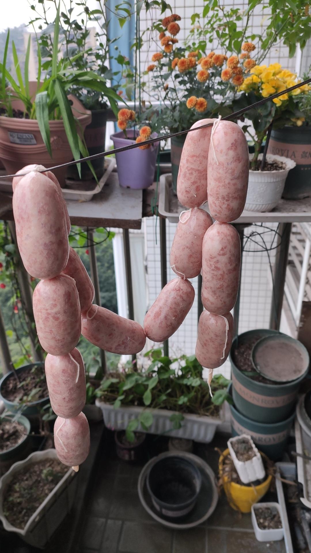 自制Q弹黑胡椒脆皮肠•玉米香肠，脆肠，反复亲试😝😝