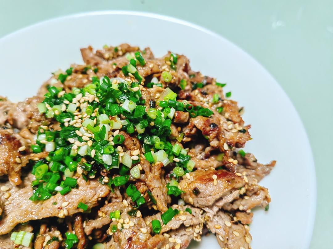 盐葱牛肉