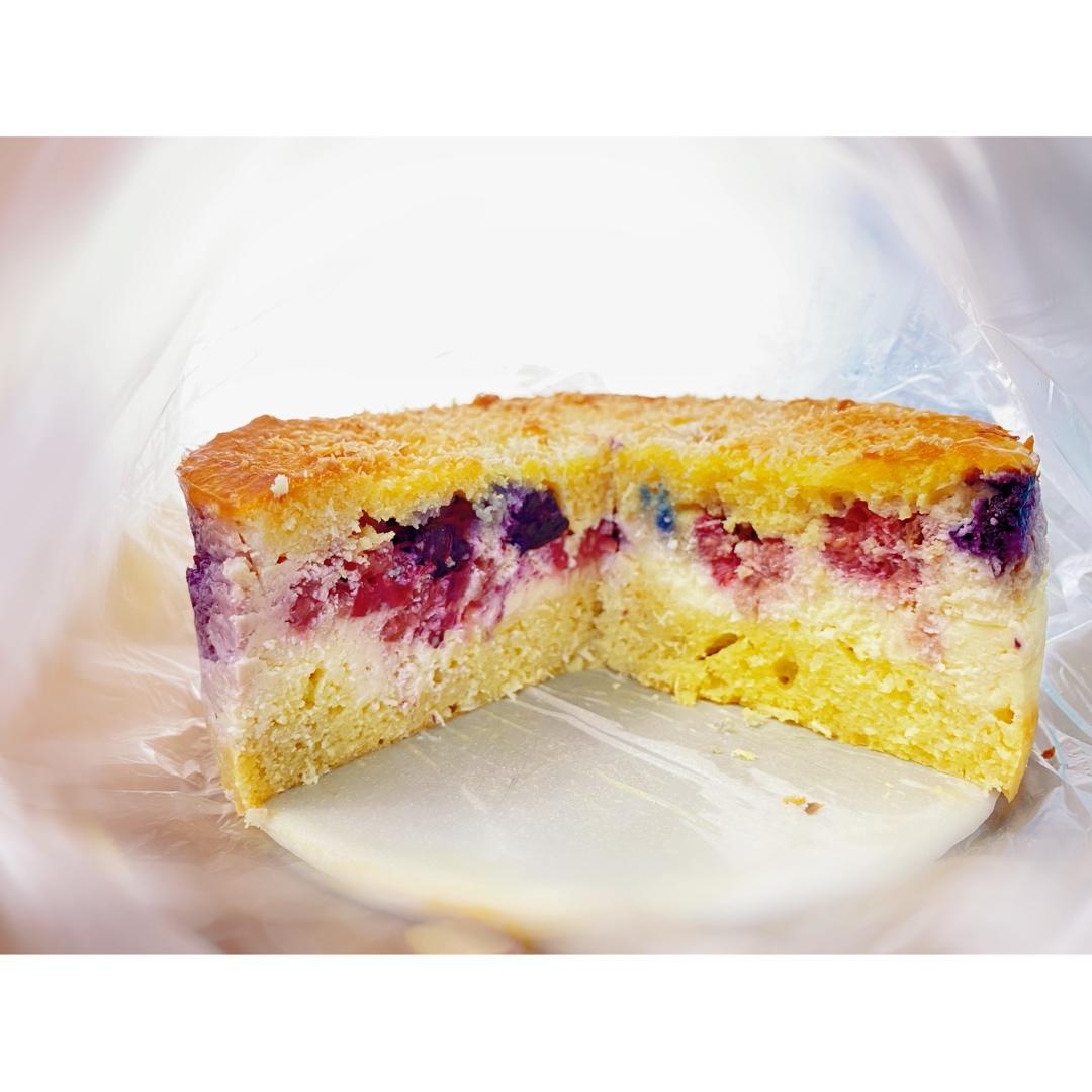 爱乐甜无糖生酮芝士红莓蛋糕