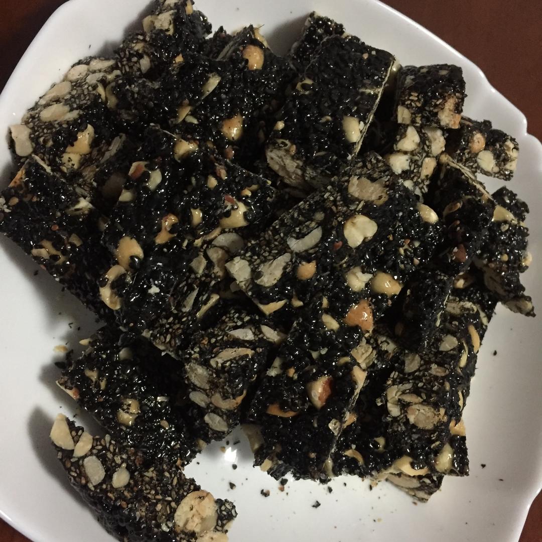 黑芝麻花生糖