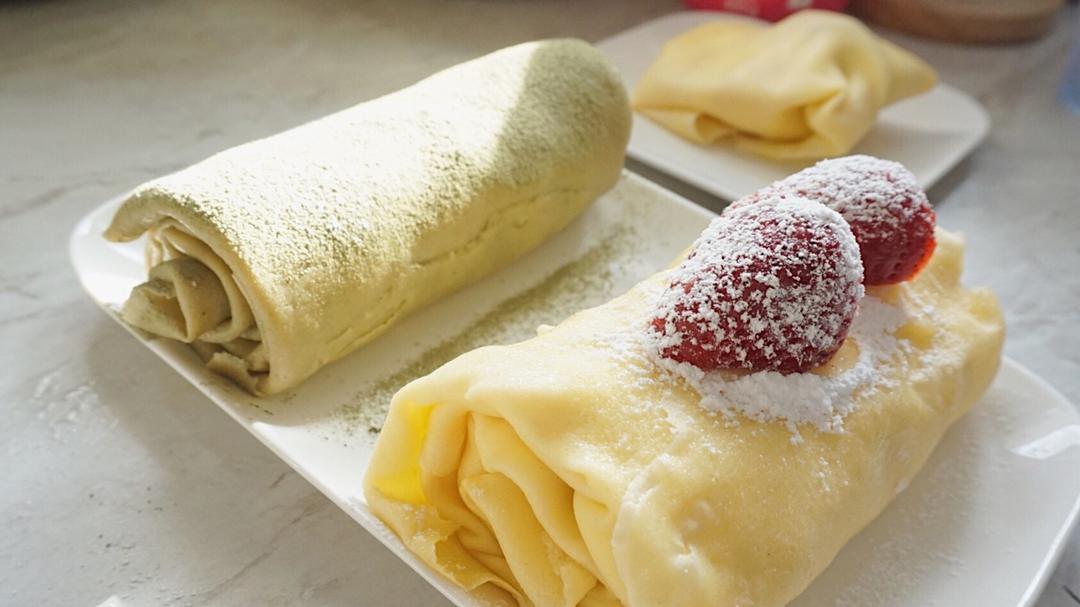 草莓毛巾卷❗️平底锅就能做❗️