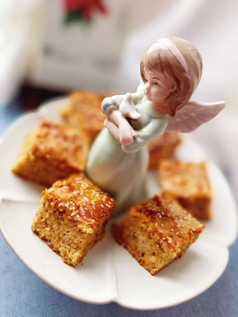 红枣糕，全蛋打发配方很简单，适用八寸深盘