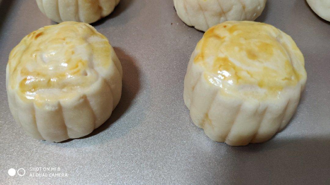 流心奶黄月饼（无吉士粉/转化糖浆版本）【曼食慢语】