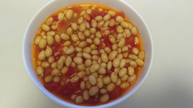 番茄焗黄豆（压力锅简易版）的做法