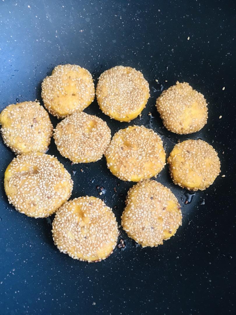南瓜糯米饼