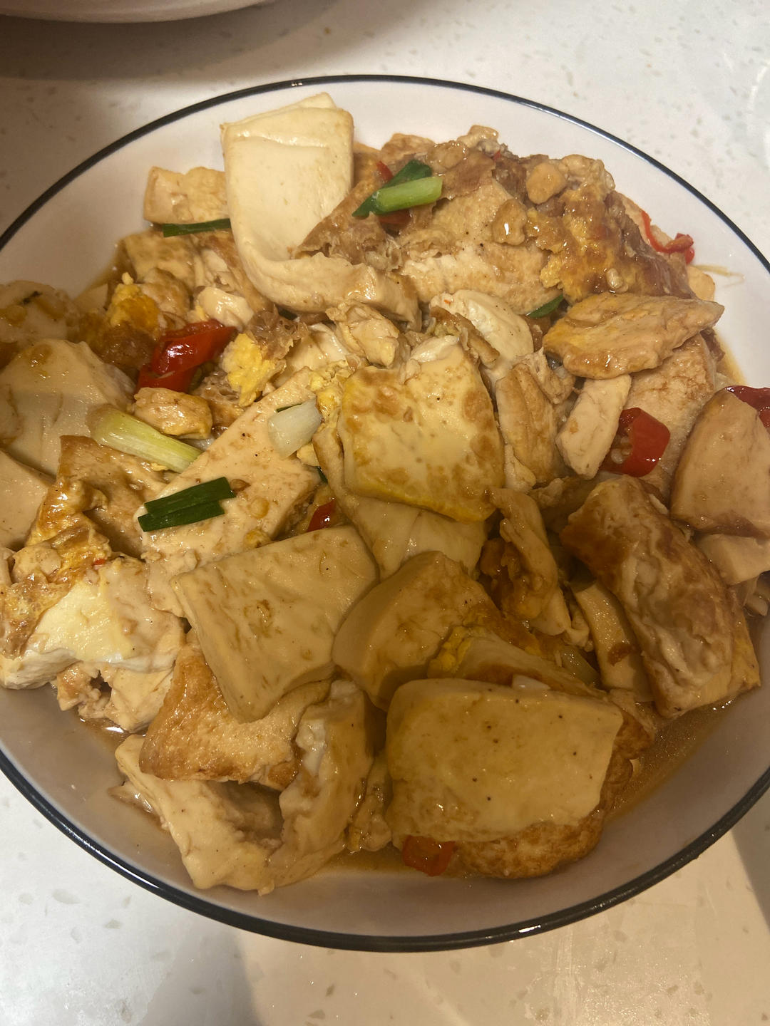 蒜香煎豆腐 炒鸡无敌美味