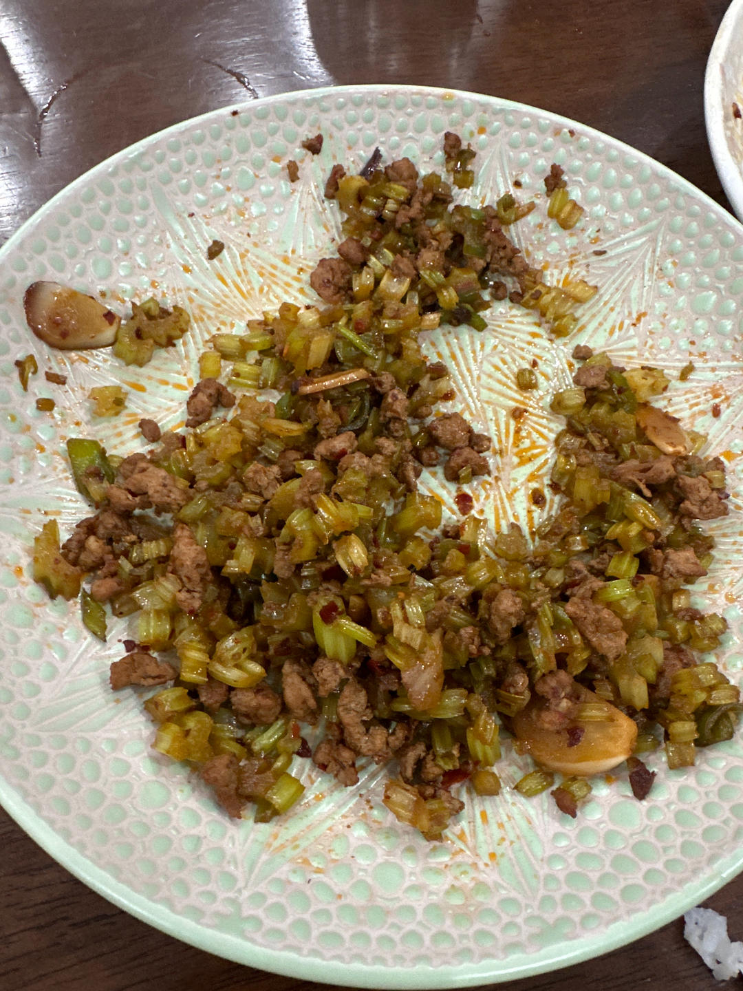 芹菜牛肉末「下饭神器」