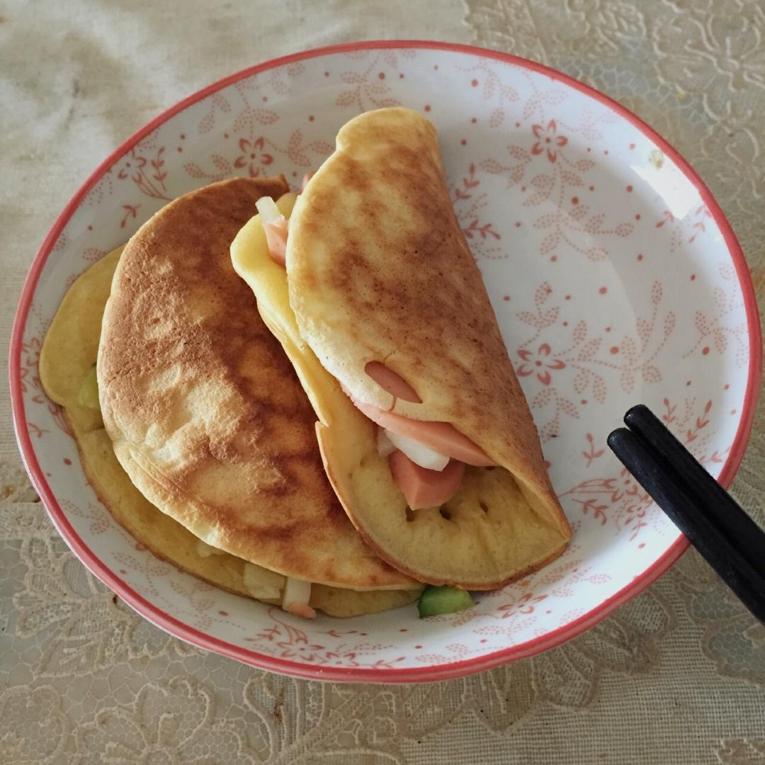 自制成都名小吃---蛋烘糕