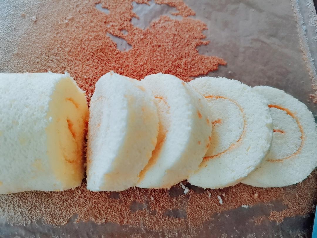 百香果蛋糕卷（反卷）（毛巾卷）