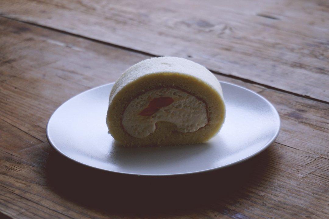 芒果戚风蛋糕卷