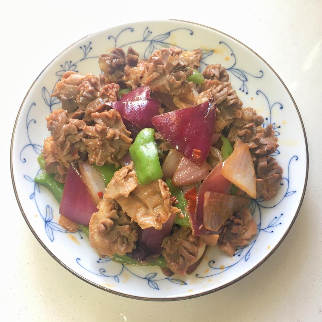 爆炒鸡胗