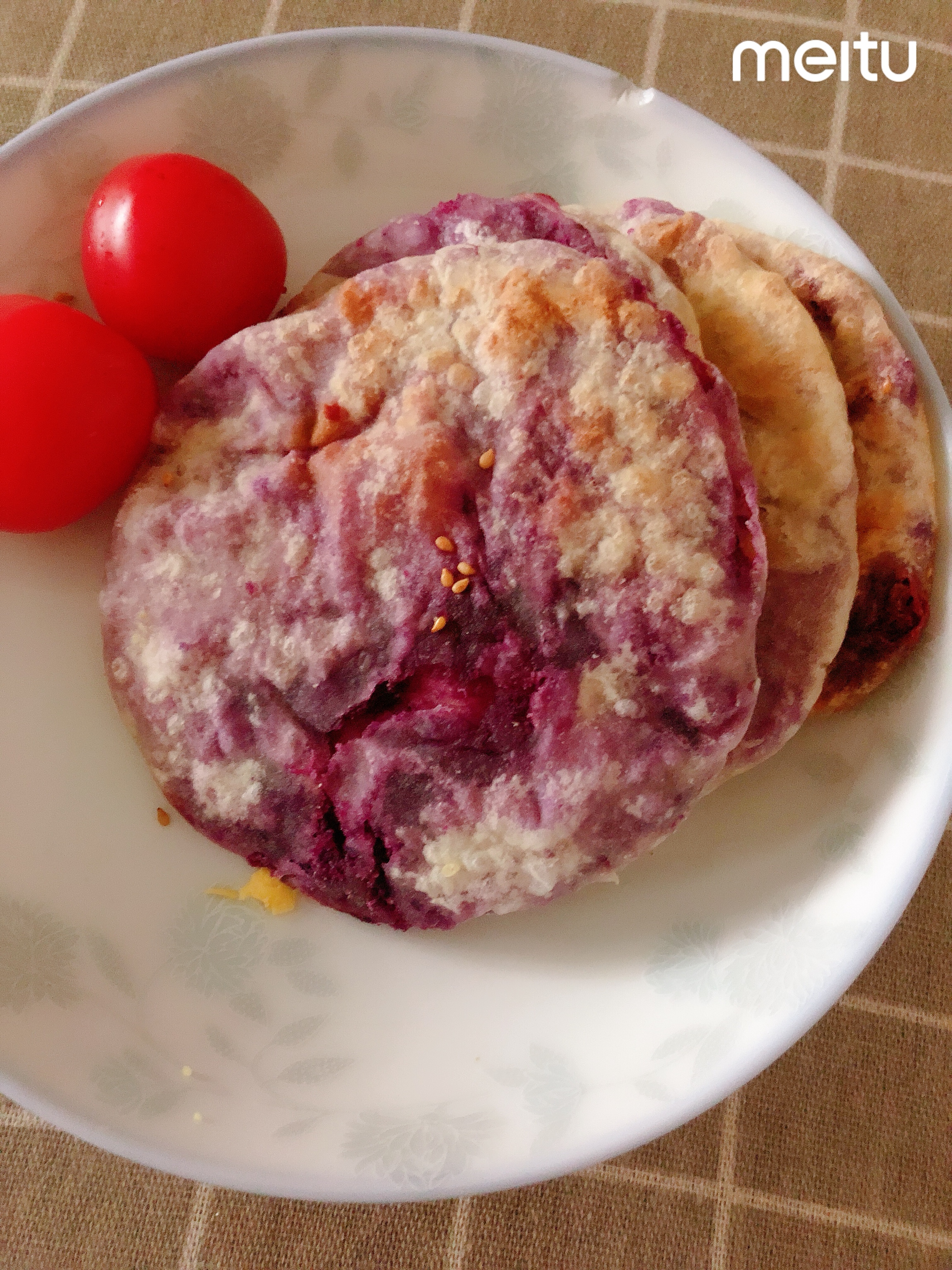 简单版紫薯饼的做法