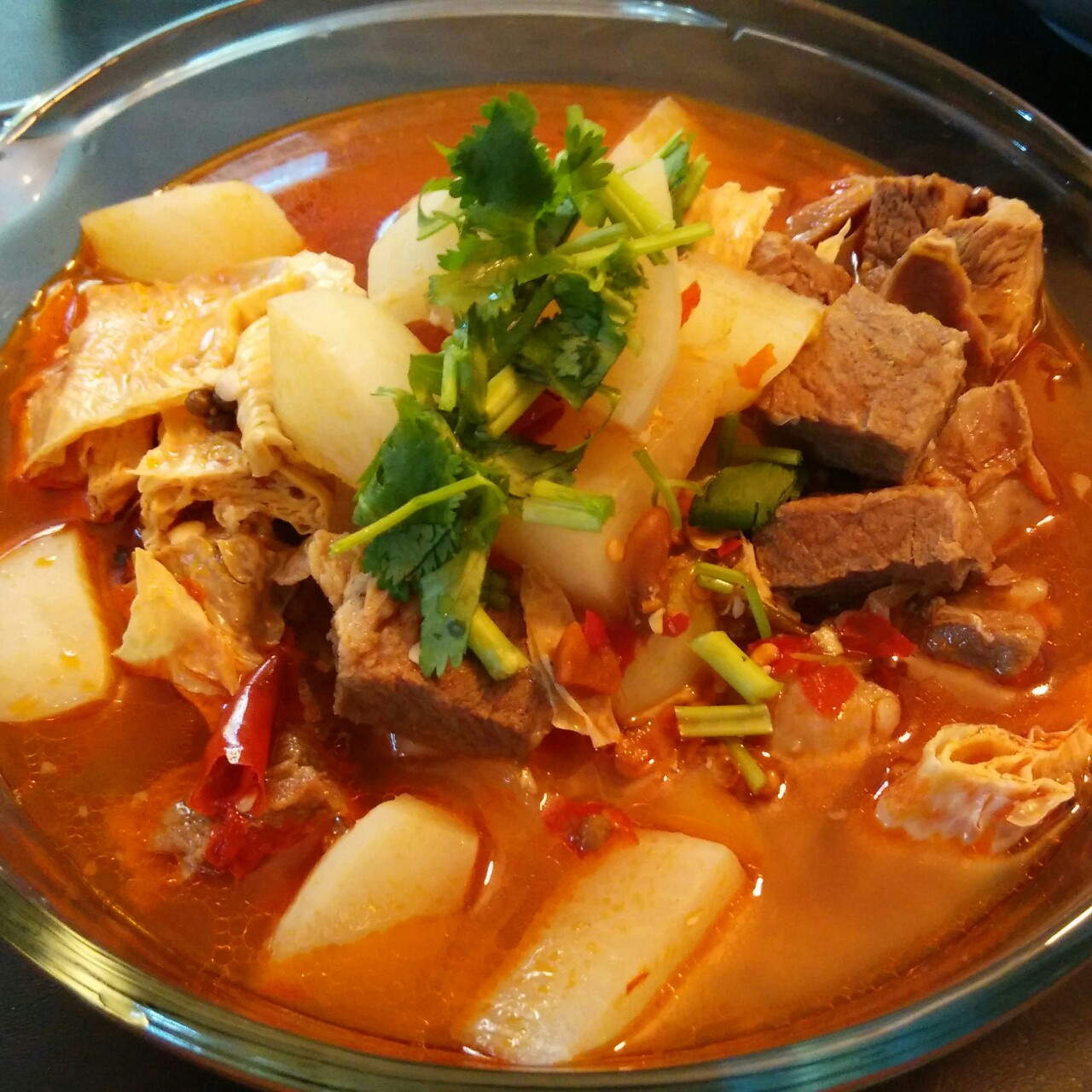 川味红油萝卜炖牛肉